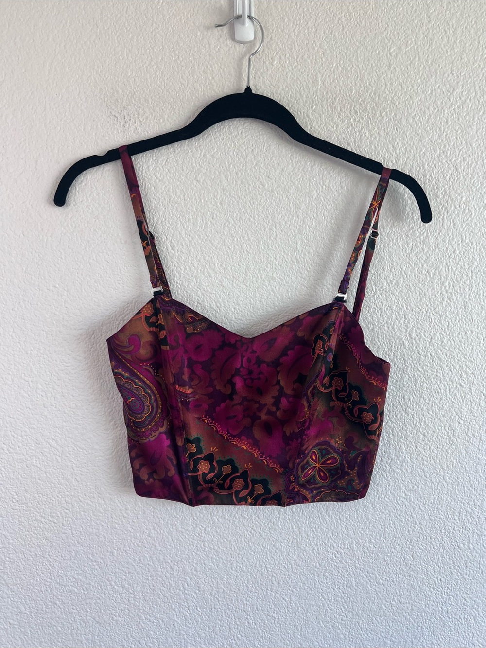 VTG Victoria's Secret Gold Label Cropped Camisole Top